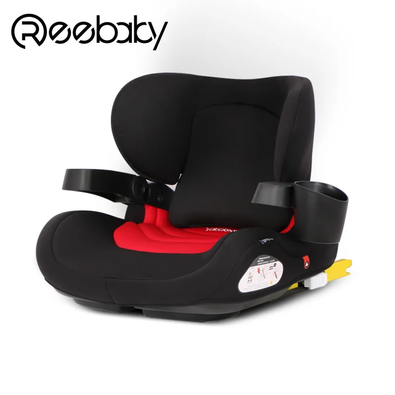 REEBABY Car Child Safety Seat Portable Car Booster Pad ISOFIX Hard Interface 3-6-12 Years Old Car Seat for Kids