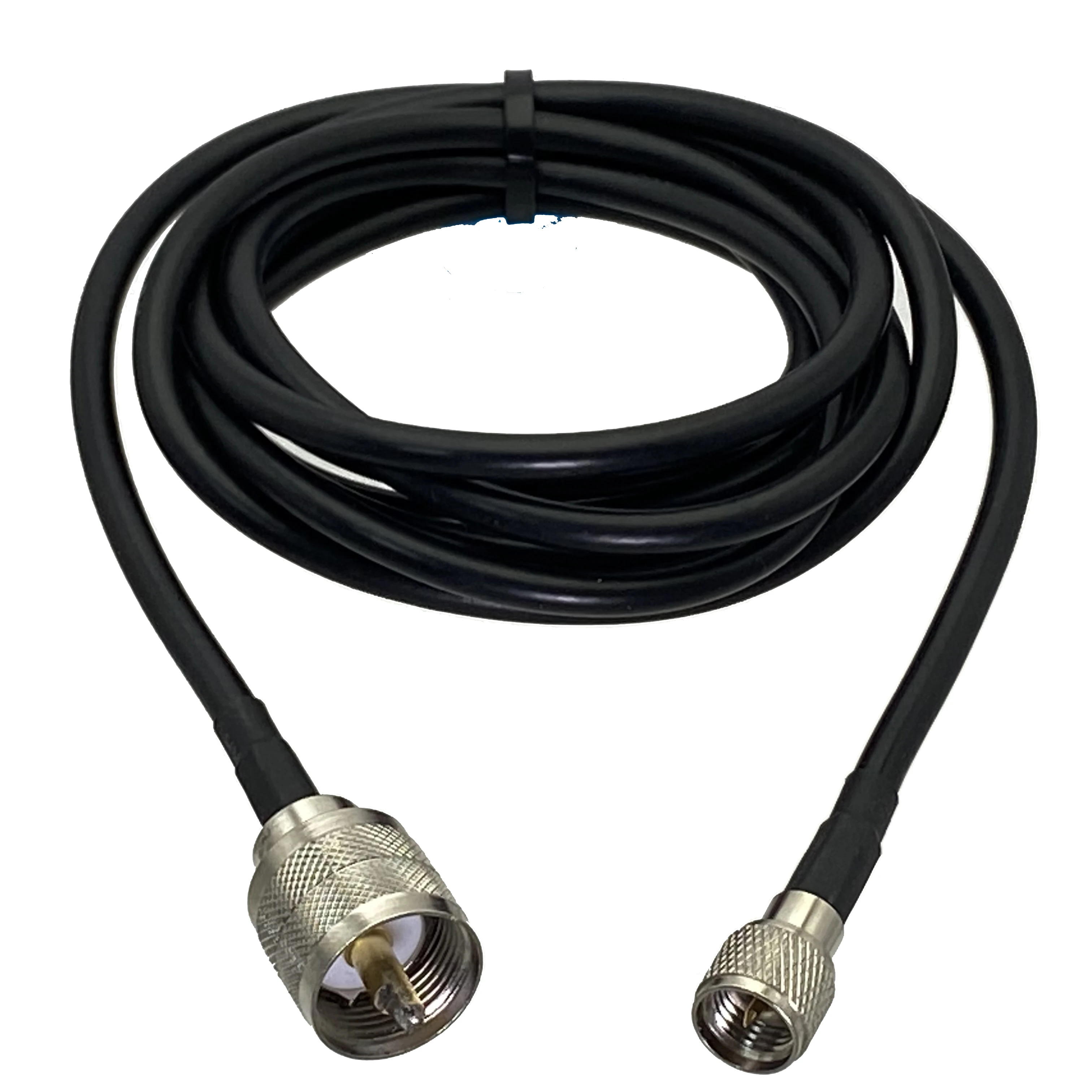 

1Pcs RG58 UHF PL259 Male Plug to Mini UHF Male Plug Connector RF Coaxial Jumper Pigtail Cable 4inch~20M