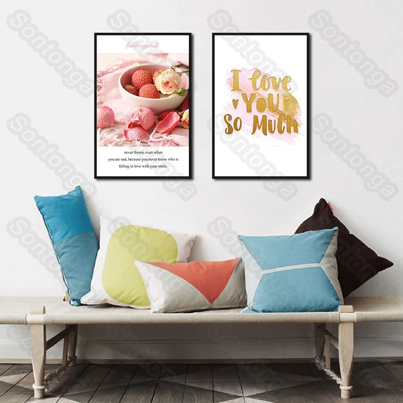 

Sweet Dessert Art Poster Simple Modern Home Decoration Wallpaper Living Room Tv Background Wallpaper Seamless Custom Mural Wall