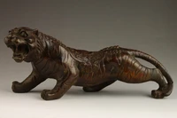 crafts arts vintage collect handmade old statue brass healing ferocious tiger tools wedding decoration brass