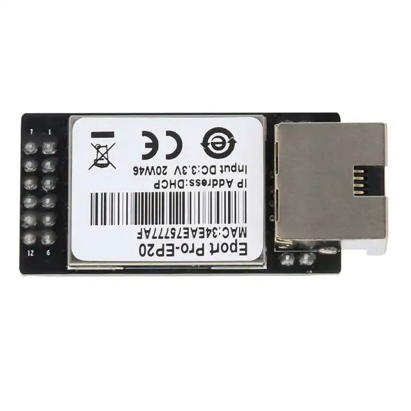 

Serial To Ethernet Module TTL Networking Server Port For System