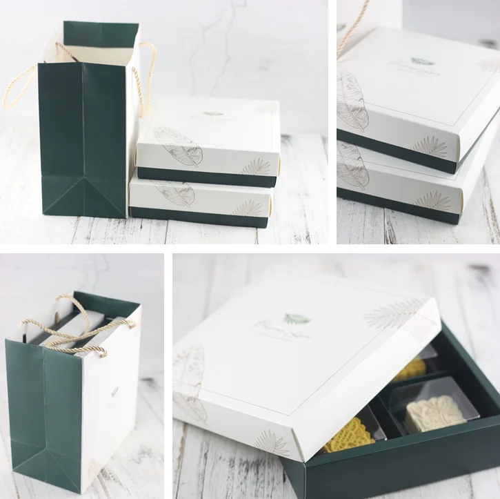 

Green plant leaf candy paper packaging flower gift box подарочная коробки для подарков boite dragees de mariage cajas de rega