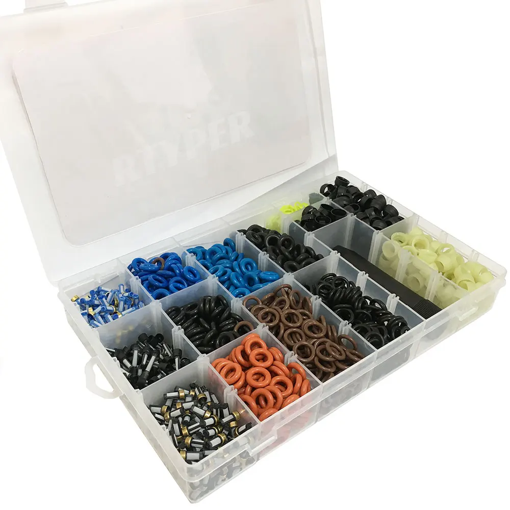 1 Box Fuel Injector Repair Kits Micro Filter Oring Plastic Parts For Universal Delphi топливный инжектор Gmc Astra Fiat Punto |