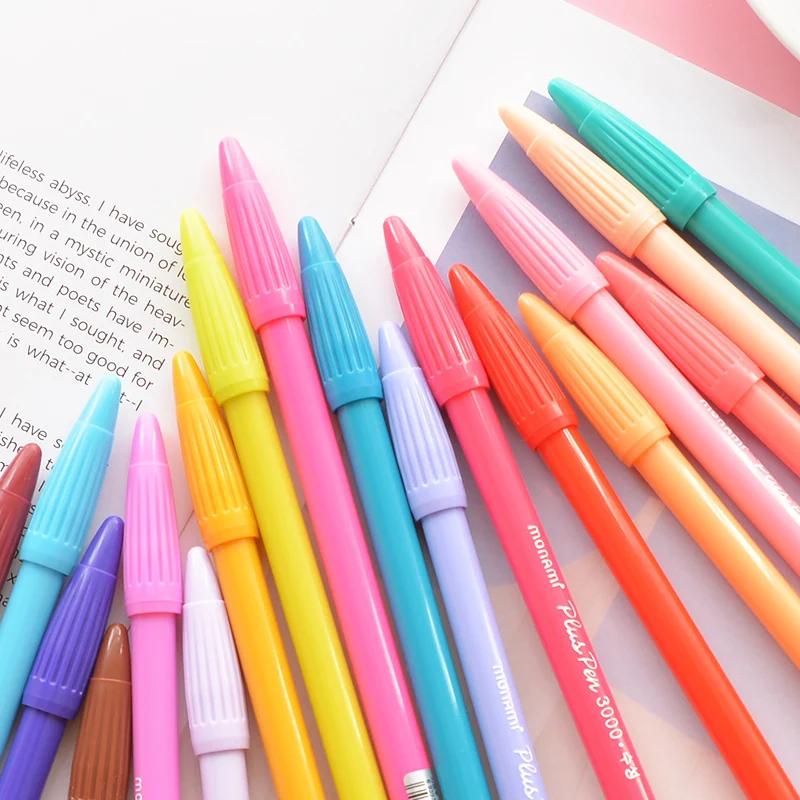 Monami мульти Цвет Fine Liner ручки набор 12/24/36 s Soft Touch микрон наконечник для рисования