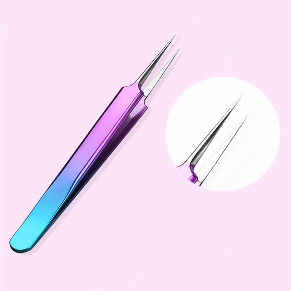 1pc Stainless Steel Acne Needle Tweezers Blackhead Remover Face Care Tool Eyebrow Multi-purpose Extention False Eyelashes | Красота и