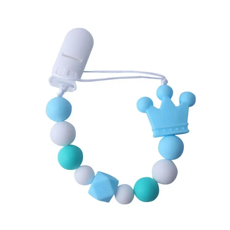 

Baby Products Silicone Pacifier Chain Infants Teether Anti-drop Anti-lost Chains Newborn Bathing Gifts Dropship