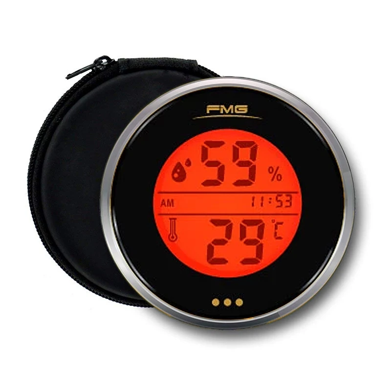 Digital Thermometer Hygrometer Temperature Humidity Meter with Timer for Cigar Tobacco Wine Cabinet Humidor Home Baby's Room | Дом и сад