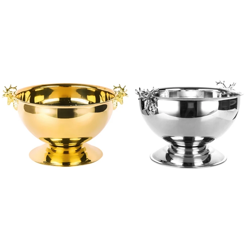 

Deer Head Champagne Bucket European Large Capacity Wine Bucket Restaurant Ice Bucket Bar KTV Beer Bucket