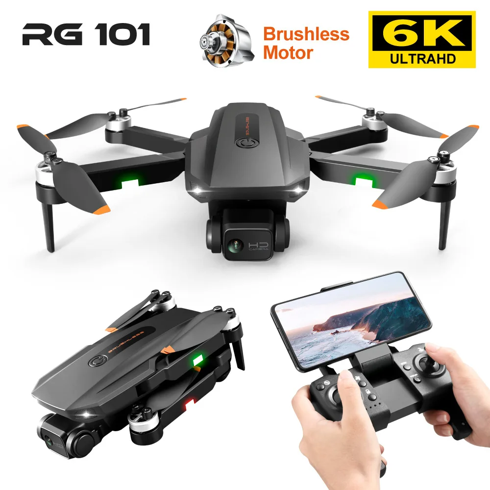 

GPS-Дрон RG101 с двойной камерой 6K HD, Wi-Fi, FPV, 3,0 КМ