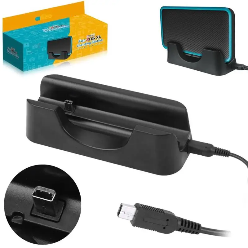 Charging Stand Dock Station for Nintendo NEW 2DS LL XL Smart Charge Cradle Holder Charger with USB Cable Hot Sale | Электроника