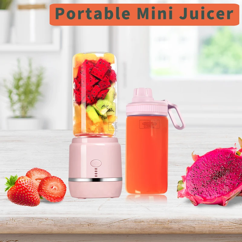 Портативная электрическая соковыжималка блендер USB мини фруктовые миксеры