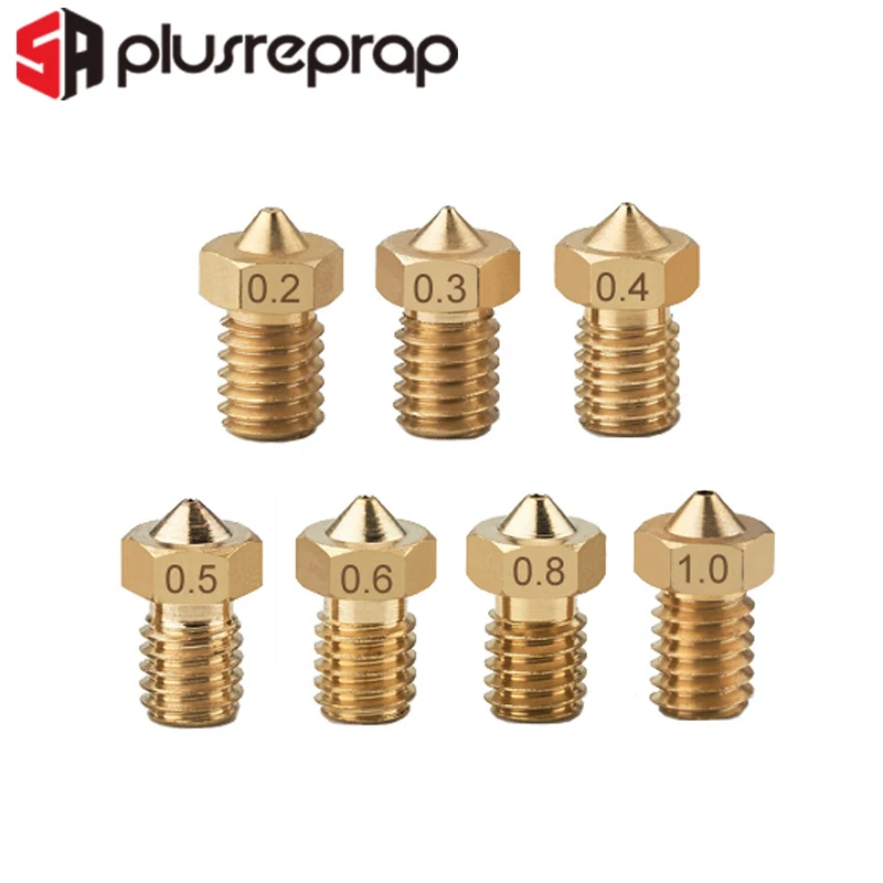 22 шт. MK8 V6 сопла головки принтера экструдер for1.75mm A8 Creality CR 10 Эндер 3 5 дополнительно
