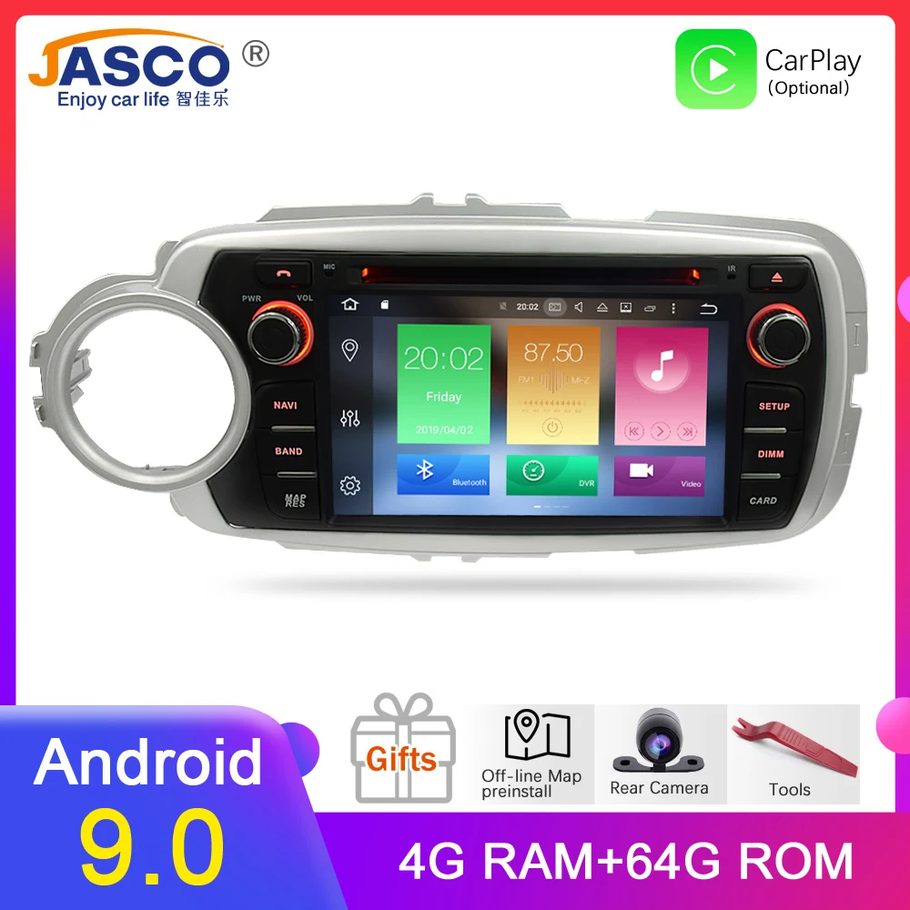 Автомагнитола на Android 10 0 dvd радио GPS навигация мультимедийный плеер для Toyota Yaris 2012