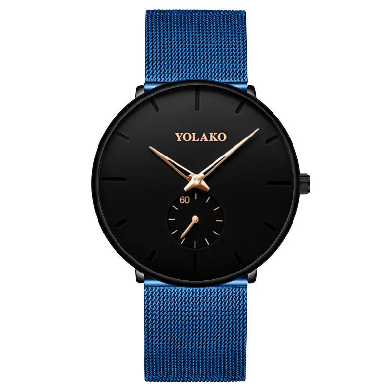 Мужские часы 2020 Модные Кварцевые Золотые бренд Топ класса люкс все стальные