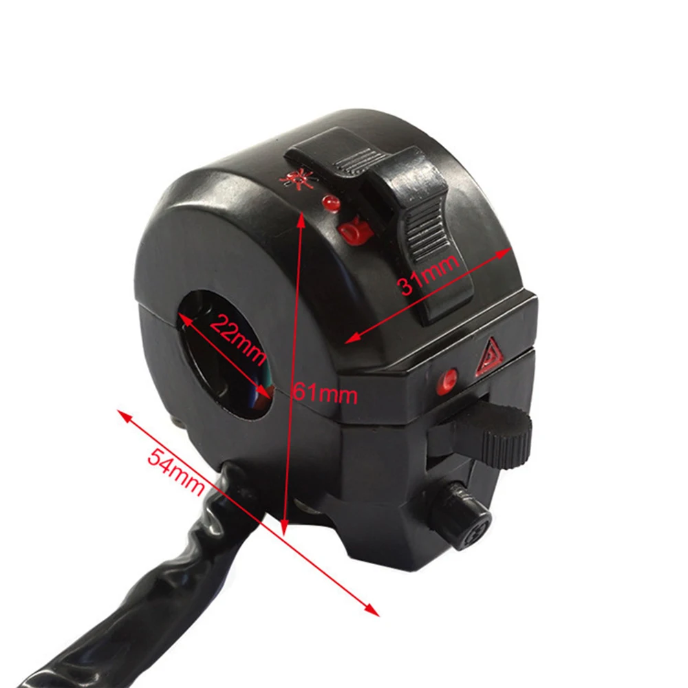 Универсальный сигнал поворота на руль мотоцикла 22 мм 1 пара|Переключатели и