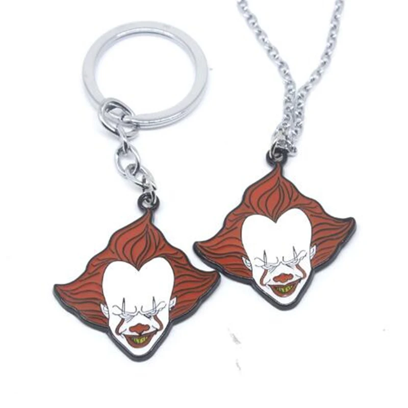It: Chapter Two Косплей металлическая маска брелок ожерелье ювелирные изделия кулон фильм реквизит