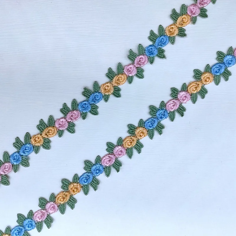 2 м с трехмерной аппликацией в виде красочные кружевные ленты для одежды домашние