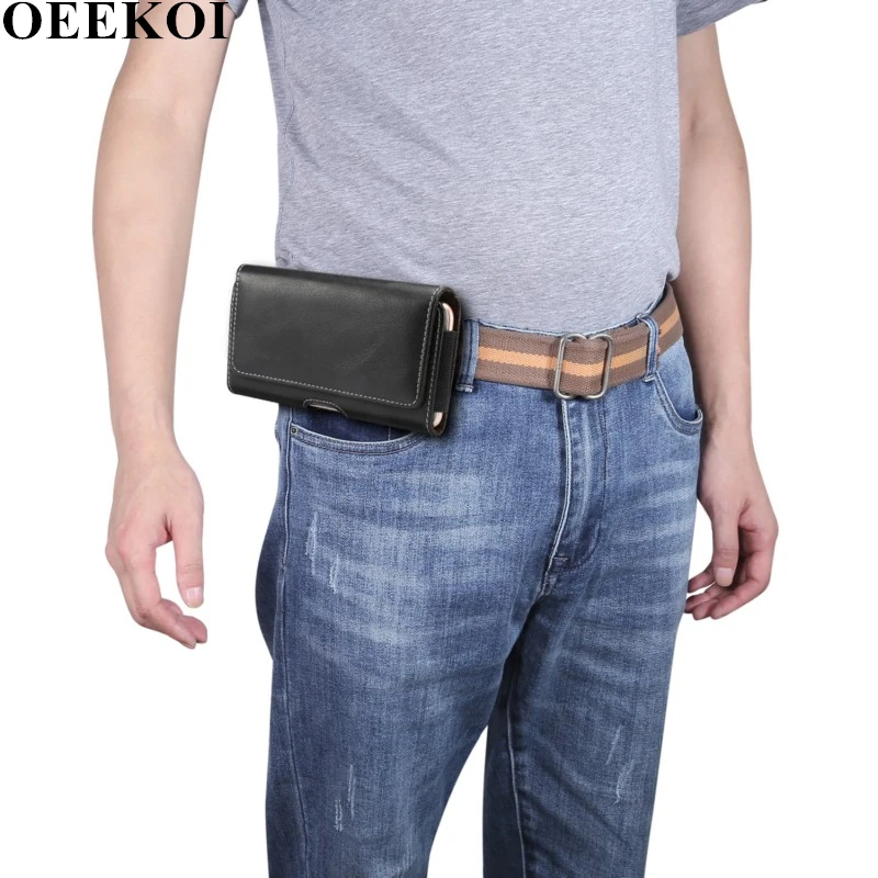 

OEEKOI чехол из искусственной овчины с зажимом для ремня для Doogee S40