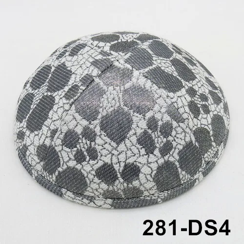 Если покупатель более 5 лотов(50 шт) будет be10% скидка Kippot Kippah Kipa 19 см Skullies Jean Yarmulke Beanies шляпа-Кепка с черепом - Цвет: 281DS4