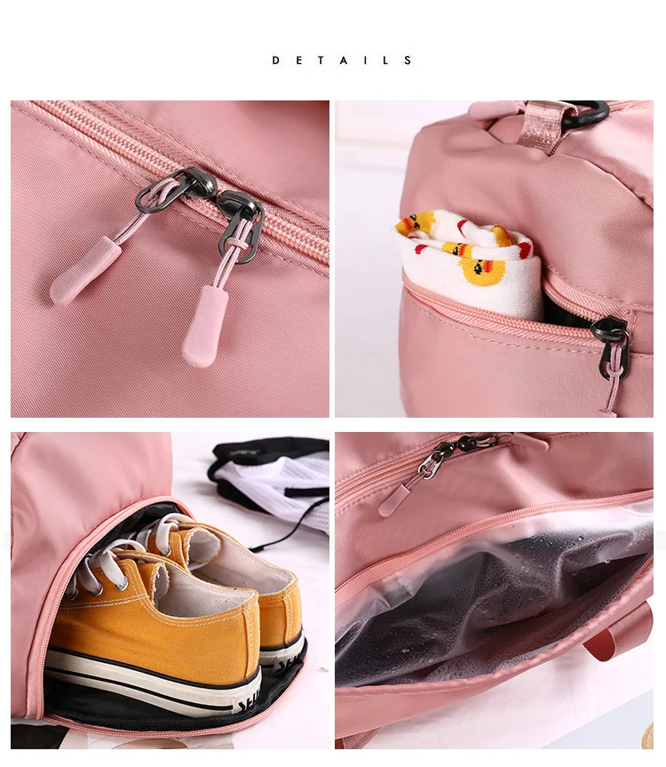 Shoulder Bags for Women Fitness Training Bag For Sports Gym Yoga Waterproof Handbags for Women Large Capacity Storage Shoes Bag