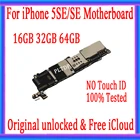 Материнская плата для iPhone 5se SE, 16 ГБ32 ГБ64 ГБ, 100% оригинальная разблокированная логическая плата сбез Touch ID с системой IOS, хорошо протестирована