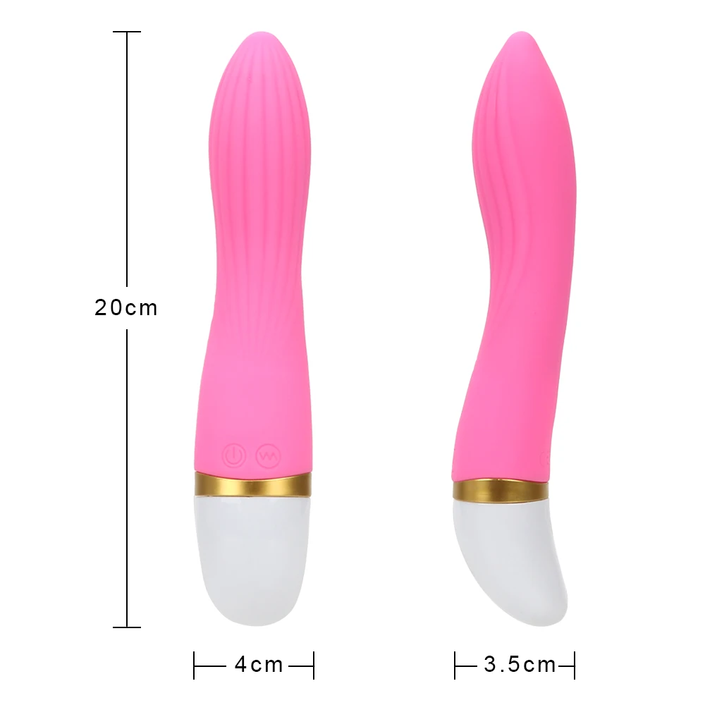 Оло 12 частотный вибратор точки G Стимулятор клитора палочка Женский мастурбатор
