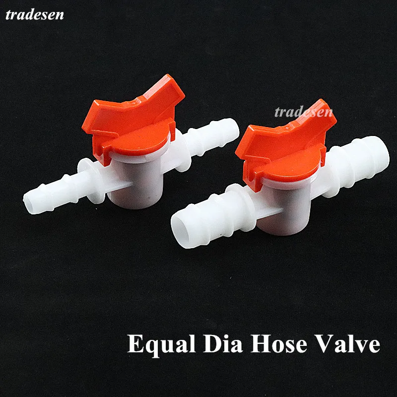 

1Pc 4-32mm Plastic Ball Valve Aquarium Fish Tank Air Pump Hose Pagoda Joint Garden Drip Irrigation System Water Valve Fittings