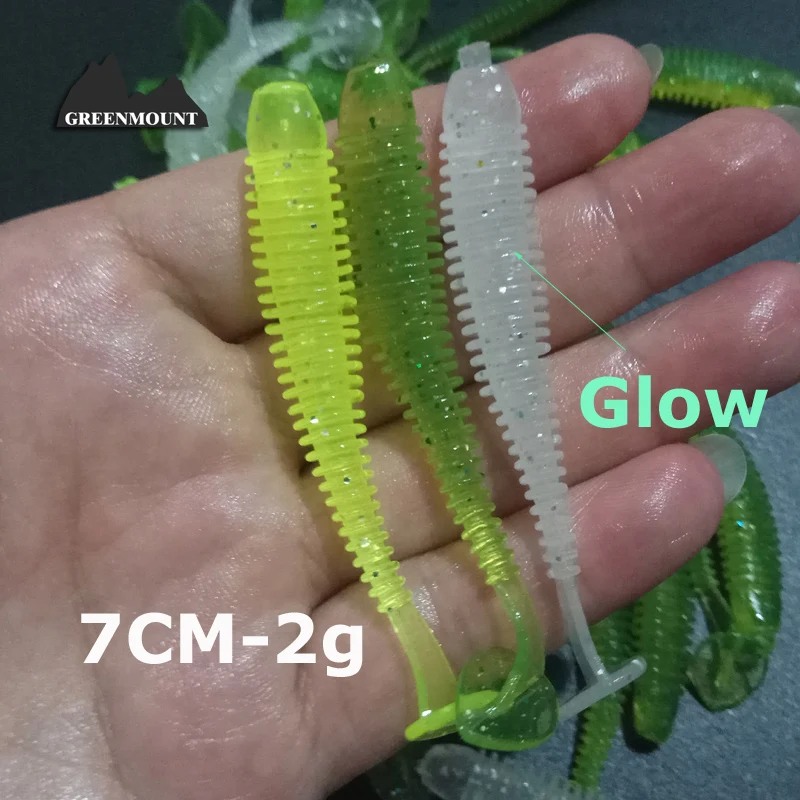 5 шт. 7cmX2g swing soft черная приманка для рыбалки fly fish|Наживки рыбной ловли| |