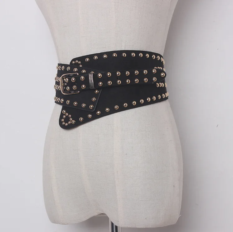 Винтажный кожаный пояс в стиле стимпанк кольцо средневековом ренессанс