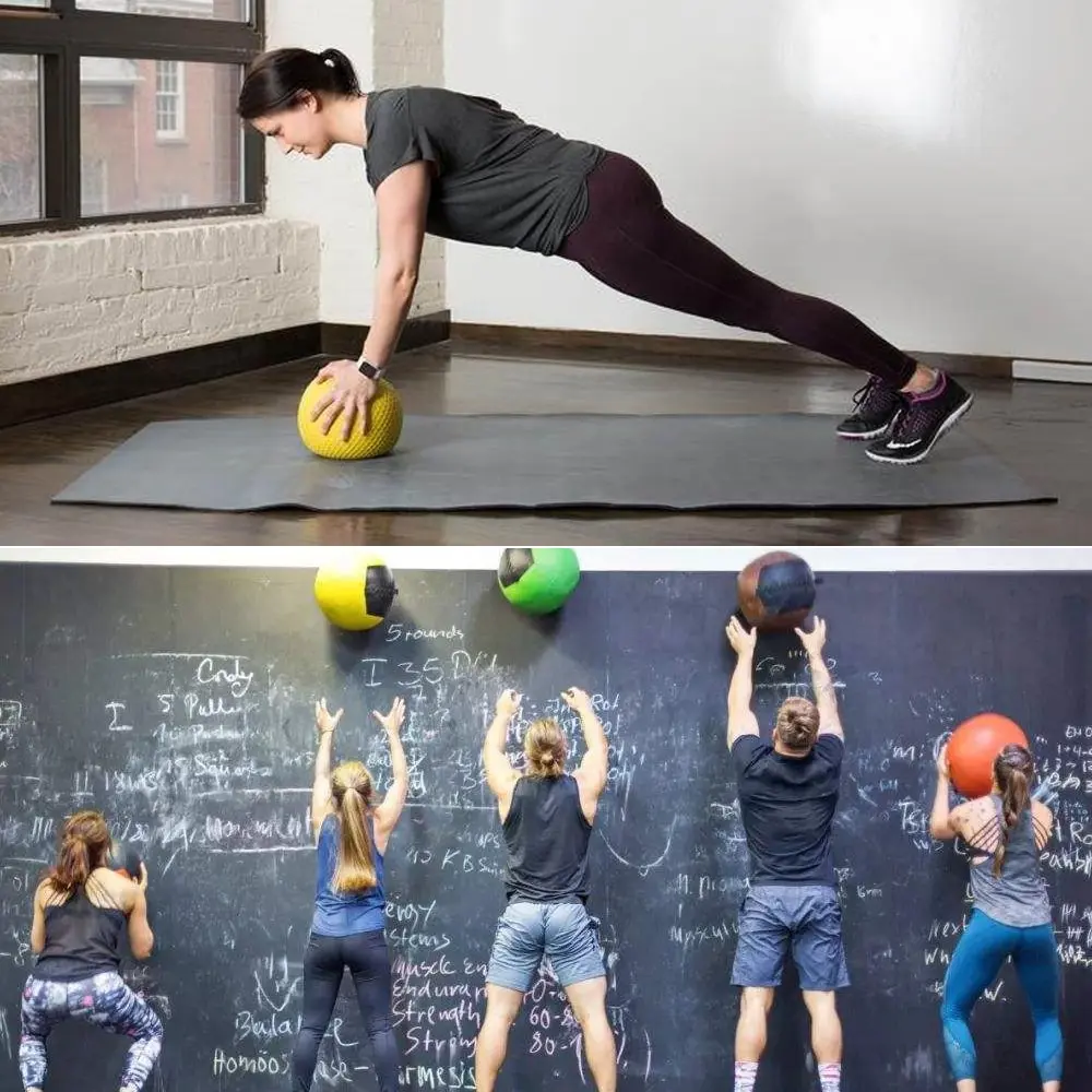 

35cm Medicine Empty Snatch Wall Balls Heavy Duty Exercise Kettlebell Lifting Fitness Muscle Building New Random Color