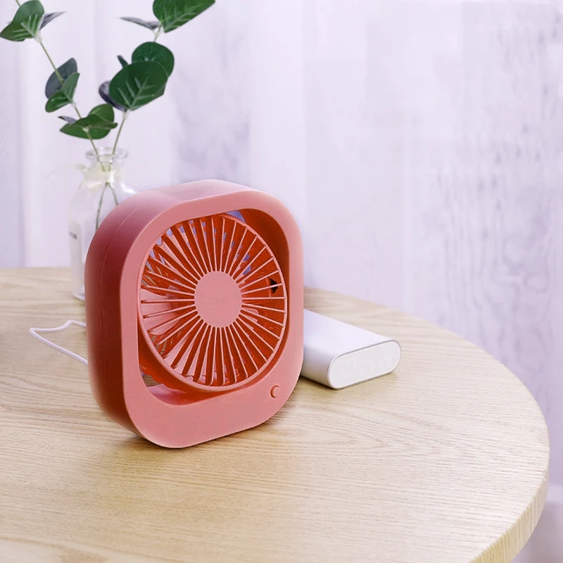 

2 Speed Mini USB Desktop Fan Personal Portable Cooling Fan with 360 Rotation Adjustable Angle for Office Household