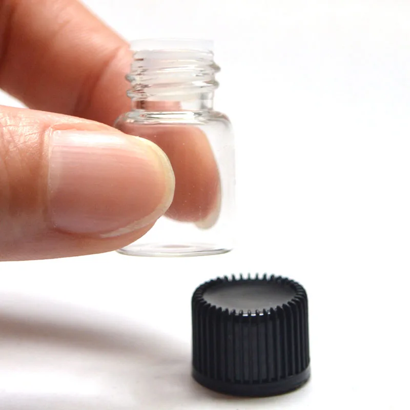 

2000pcs 2ml Perfume Glass Bottle Essential Oil Mini Bottles Clear Vials with Orifice Reducer