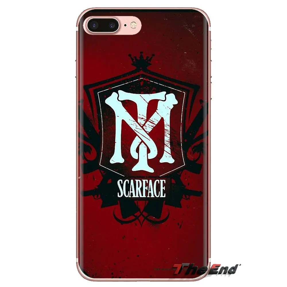 Scarface Тони Монтана логотип Чехол для телефона с Корпус htc один U11 U12 X9 M7 M8 A9 M9 M10 E9 Plus