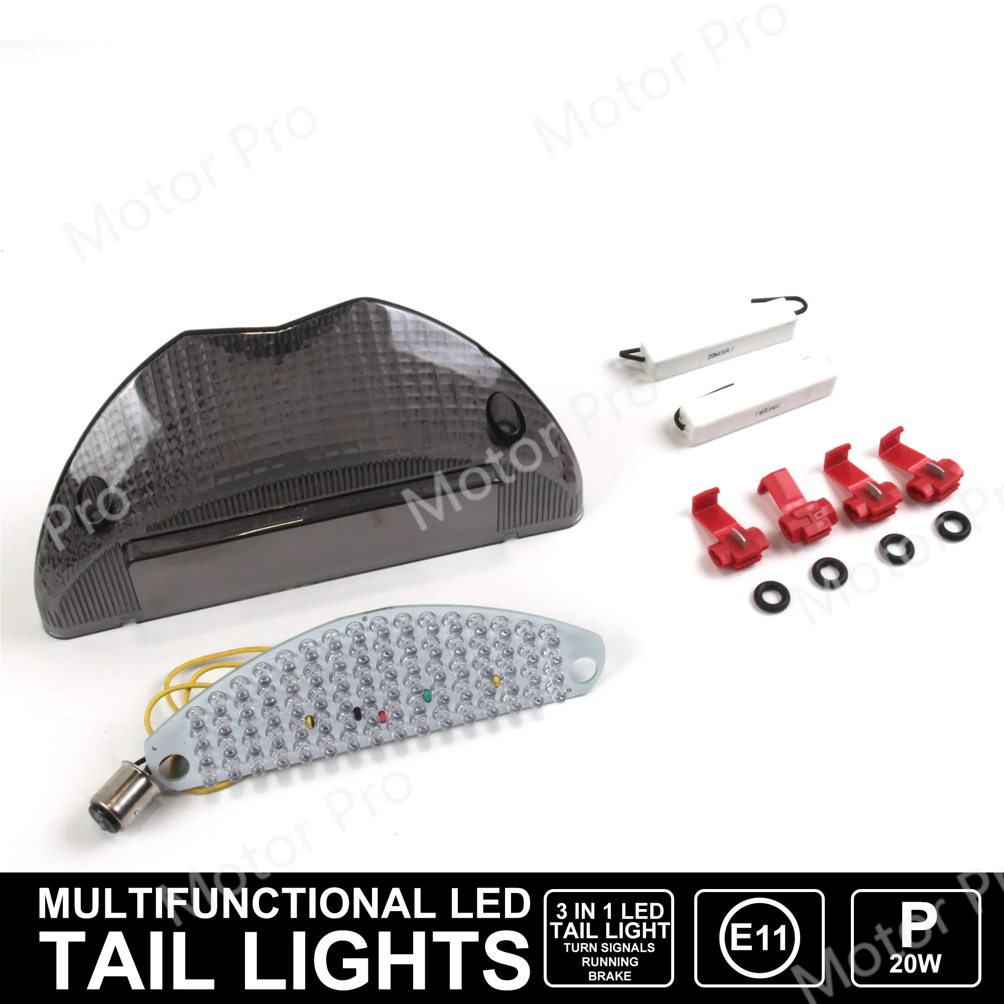 E mark хвост светильник для BMW R1200GS 2004 2005 2006 2007 светодиодный поворота тормозной