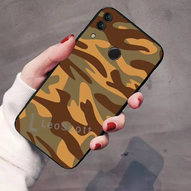 

Military Army Camo Camouflage Pattern Phone Case For Huawei Mate 10 20 Lite Pro Nova 5t Honor 8a 8x 9x 20 10 10i