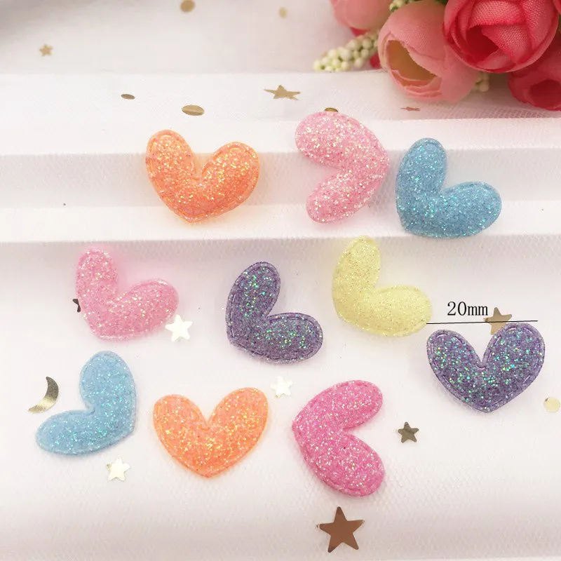 Новинка Микс 60 шт. блестящая Bepowder стеганая ткань мини 20 мм аппликация в виде