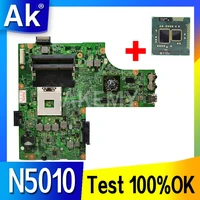 akemy cn 052f31 052f31 52f31 laptop motherboard for dell inspiron 15r n5010 main board 48 4hh01 011 hm57 hd5650 graphics 1gb