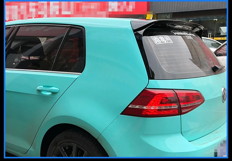 Для Volkswagen Golf 7 MK7 2014 2015 2016 2017 автомобильный спойлер из АБС-пластика черного и