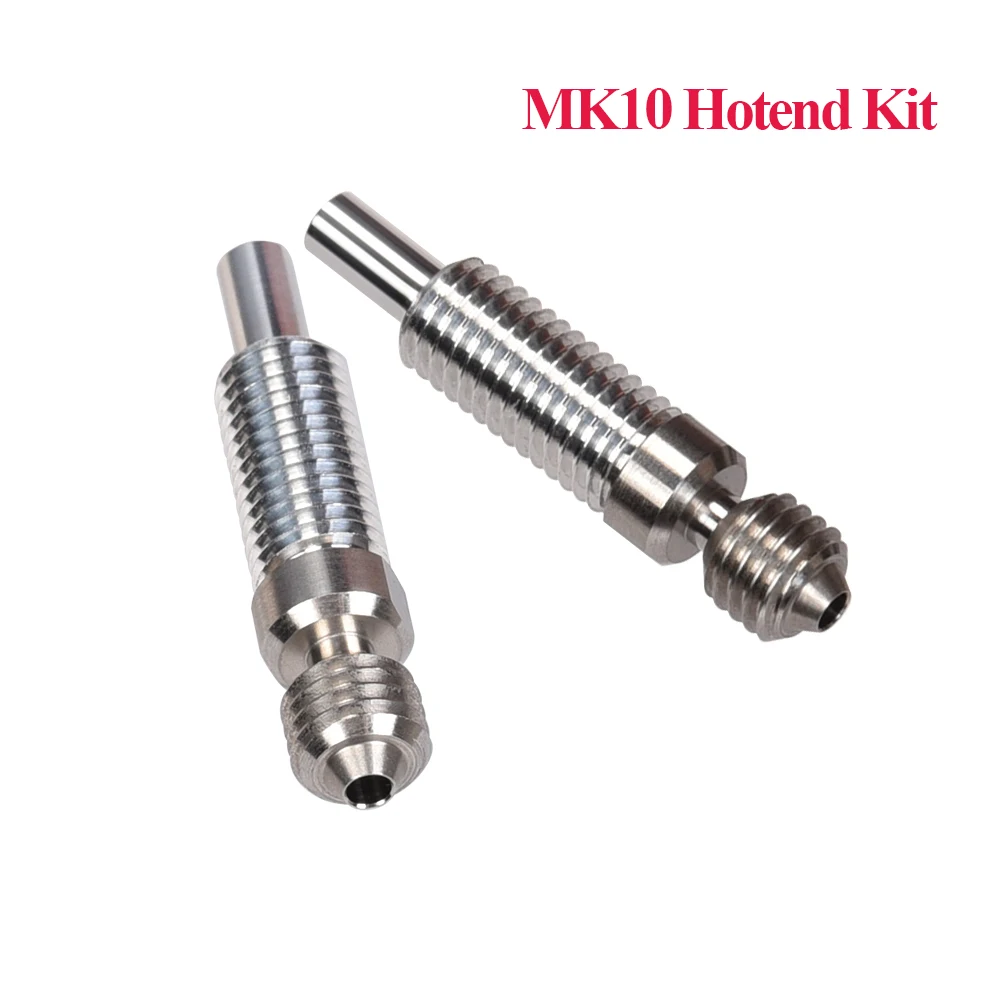 

Micro Swiss MK10 all metal Hotend Kit MK10 Heat Break Throat 3D Printer Parts for J-Head Hotend Mk10 Nozzle High quality