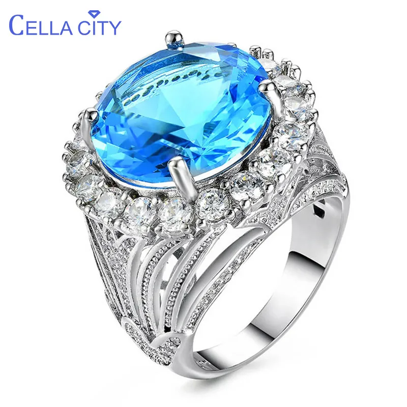 Cellacity высококачественные женские кольца хорошее ювелирное изделие серебро 925 для