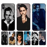 yinuoda johnny depp black tpu soft rubber phone cover for iphone 11 8 7 6 6s plus x xs max 5 5s se 2020 xr 11 pro cover