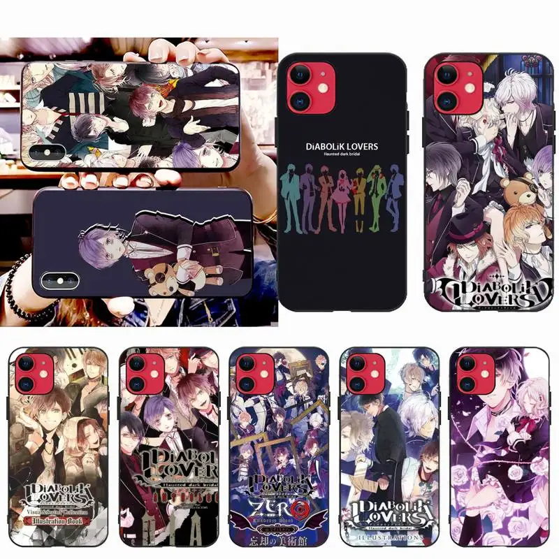 Чехол HUAGETOP Diabolik Lovers для iPhone 11 pro XS MAX 8 7 6 6S Plus X 5S SE 2020 XR|Бамперы| |