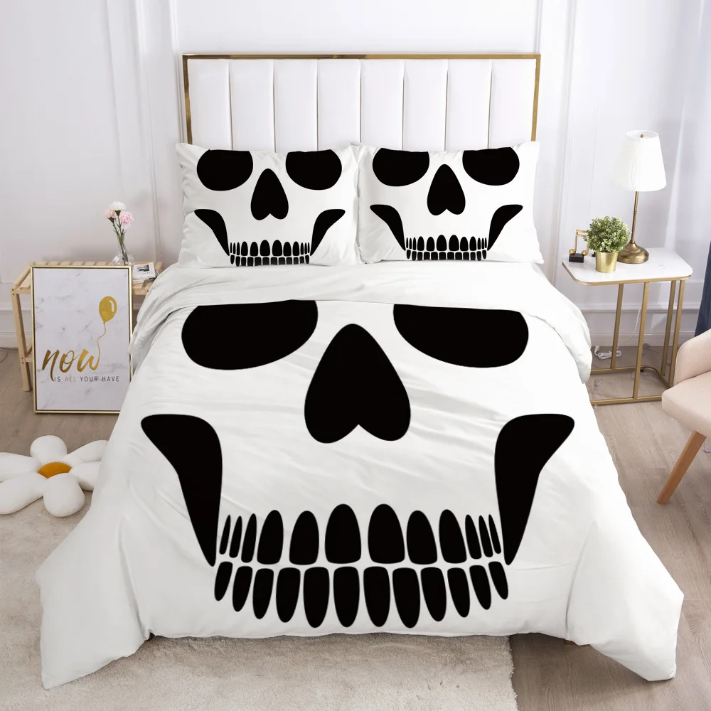 Комплект постельного белья для Хэллоуина 3D цифровое двойное Полноразмерное