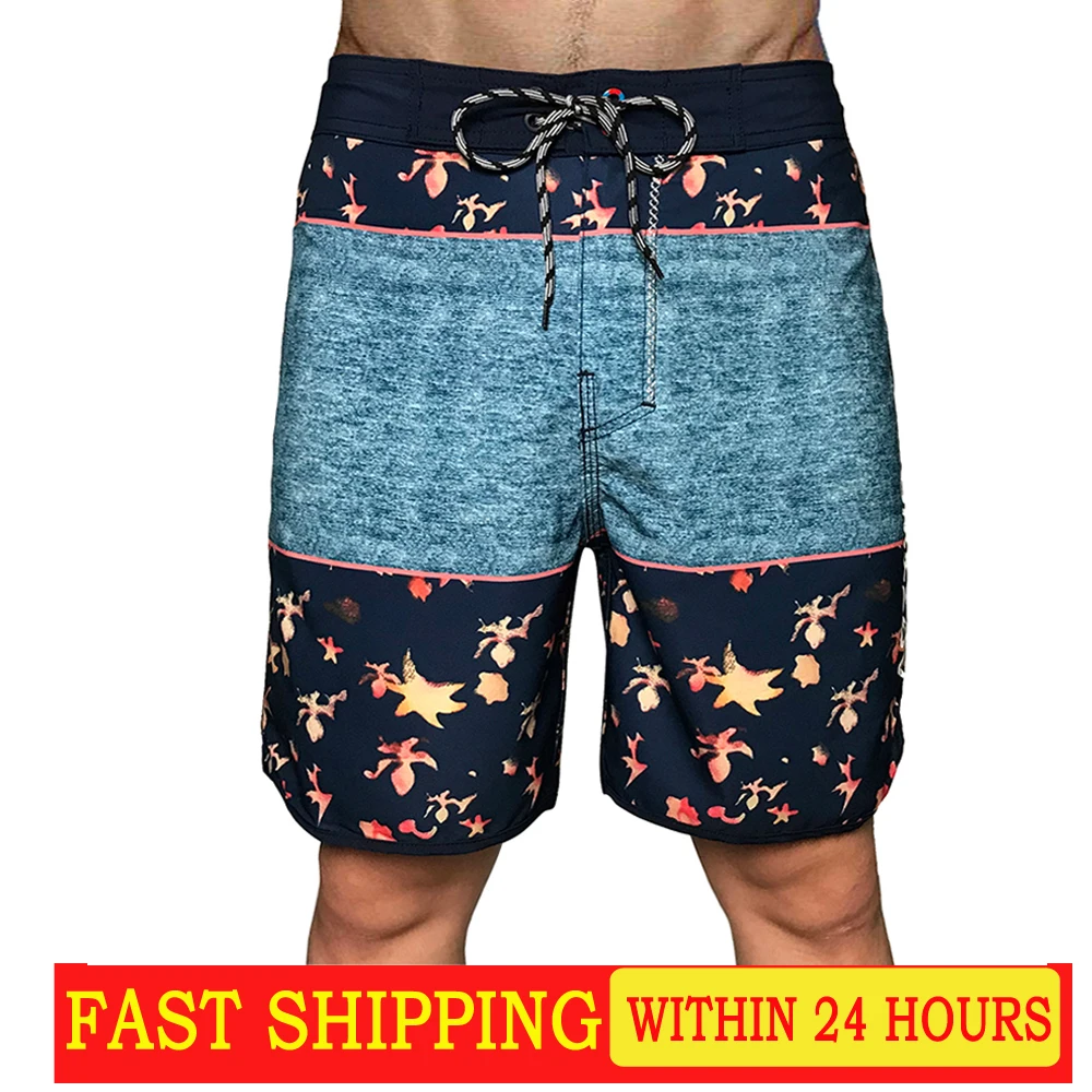 

Men's board shorts surfing swimsuit beach high stretch surf shorts running sports shorts men's swimsuit swimming trunks cycling