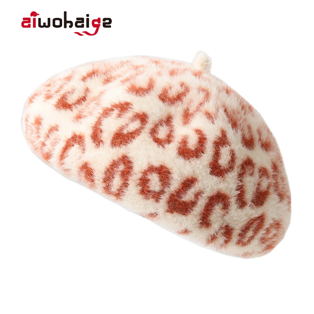 2020 новый высококачественный мохеровый берет женский модный зимний теплый с