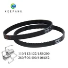 Ремень ГРМ для 3D-принтера, замкнутая петля, резиновый, 2 шт.