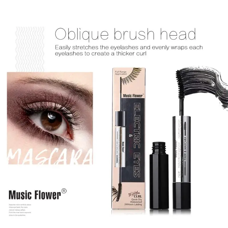 

Black Mascara silk Natural Lengthening Long Wearing Thick Curling Waterproof Mild Woman Eye Lashes Beauty Makeup Cosmetic TSLM