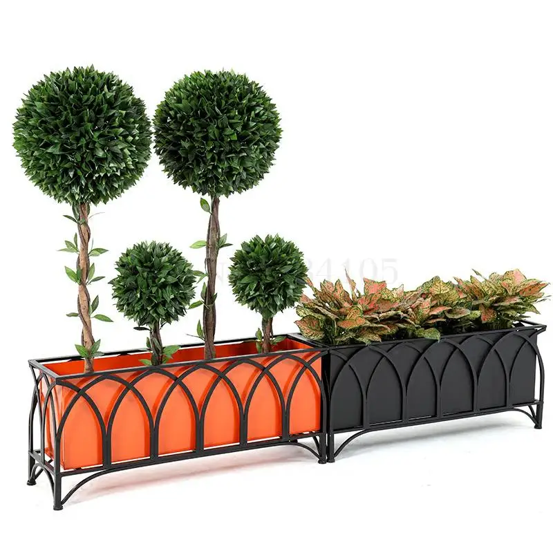 Уличная квадратная падающая Цветочная коробка метро подставка для цветов рамка