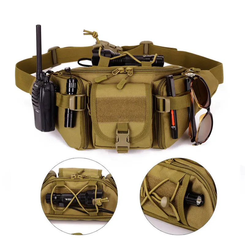 Нейлоновая тактическая поясная сумка для улицы Сумка кемпинга походов воды
