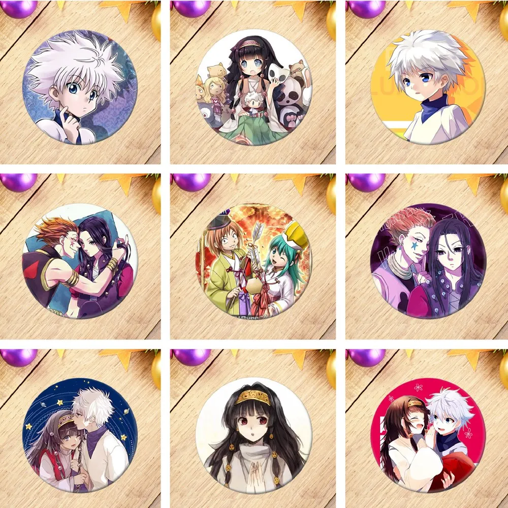 Аниме Охотник х броши значки для косплея одежды рюкзак Killua Pin Ювелирные изделия